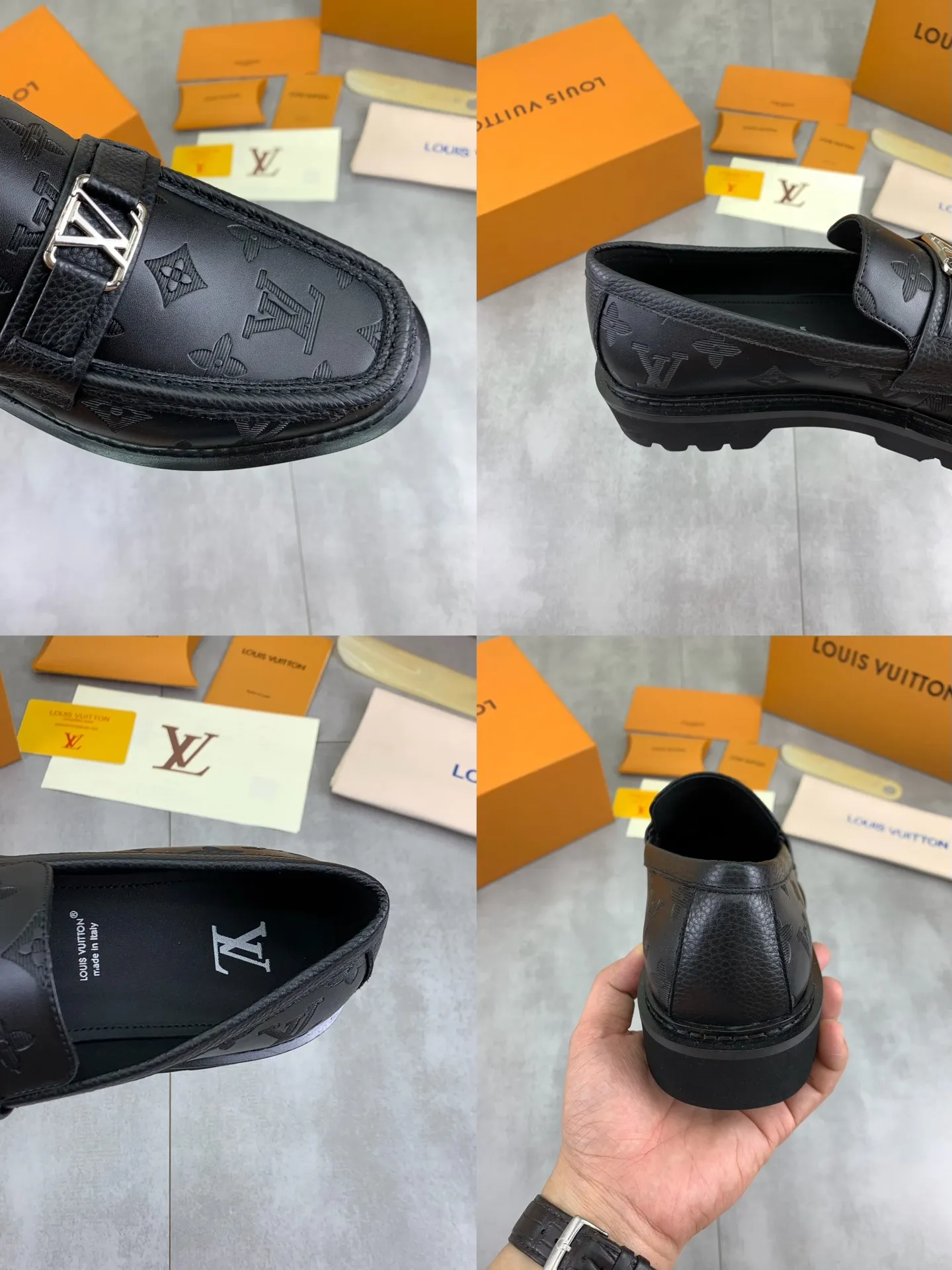Factory price P820 💎💎💎LOUIS VUITTON [Louis Vuitton] - LV men's business casual leather shoes, luxurious and noble 👞All imported original cowhide, just to create a more comfortable wearing experience, upper: original high-end calfskin ➕Imported soft cowhide lining, original lightweight foam outsole ✔️ Color: 6️⃣colors available Size: 39-44 (38.45 46 can be customized (non-returnable)